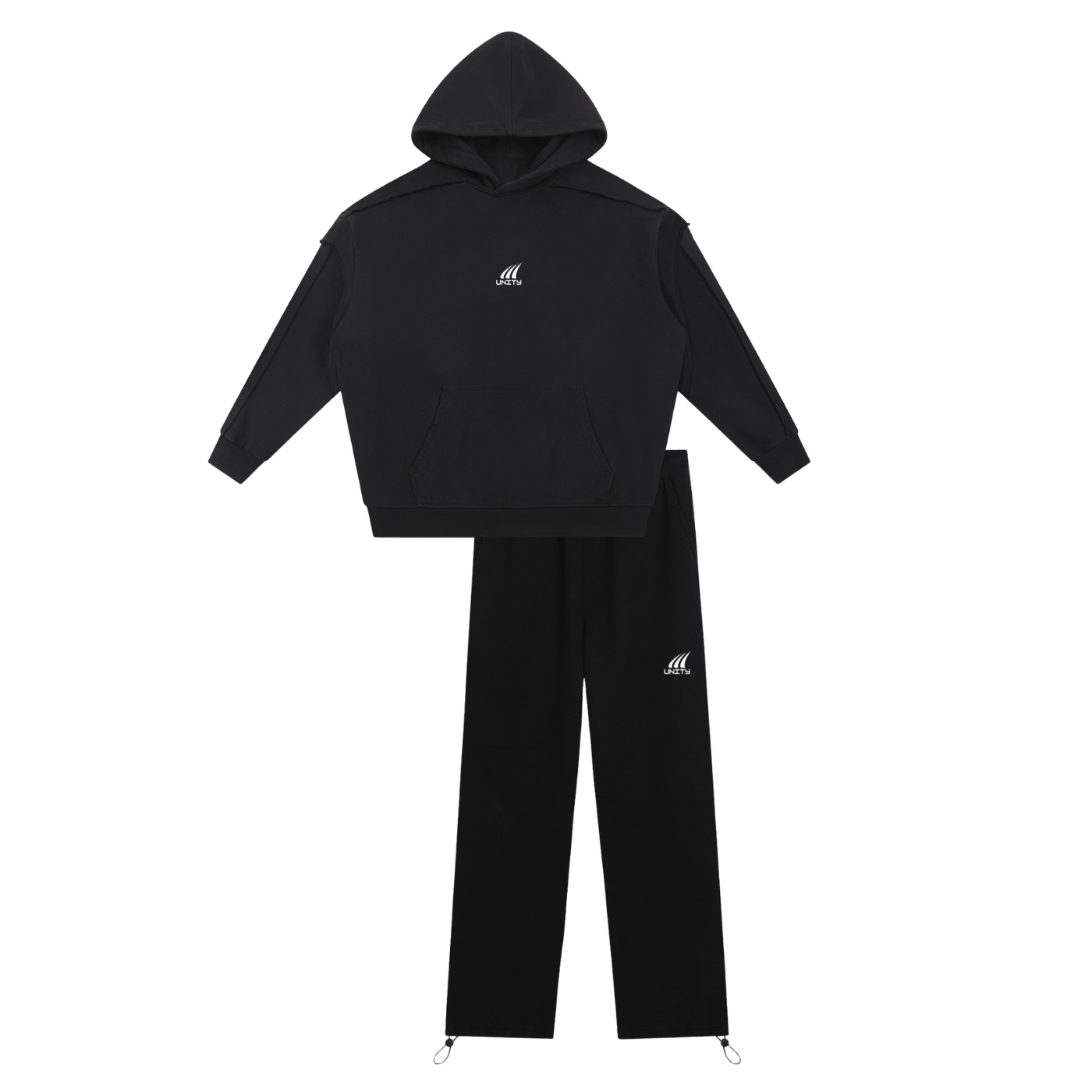 BLACK | Double Layered Tracksuit