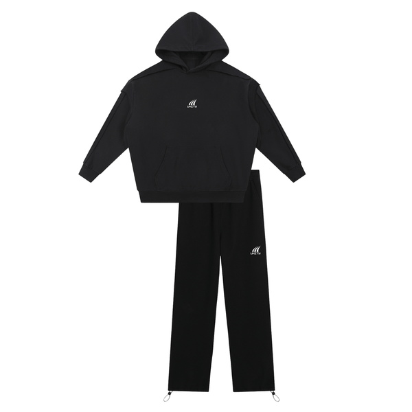 BLACK | Double Layered Tracksuit