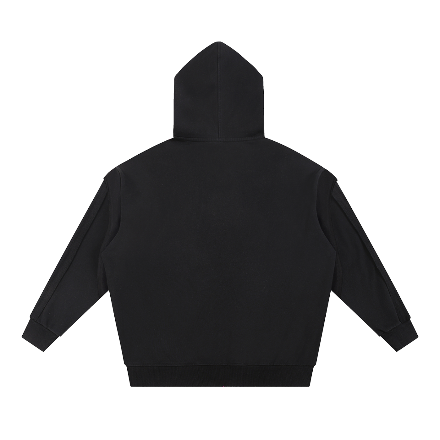 BLACK |  Double Layered Hoodie