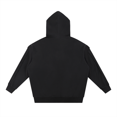 BLACK |  Double Layered Hoodie